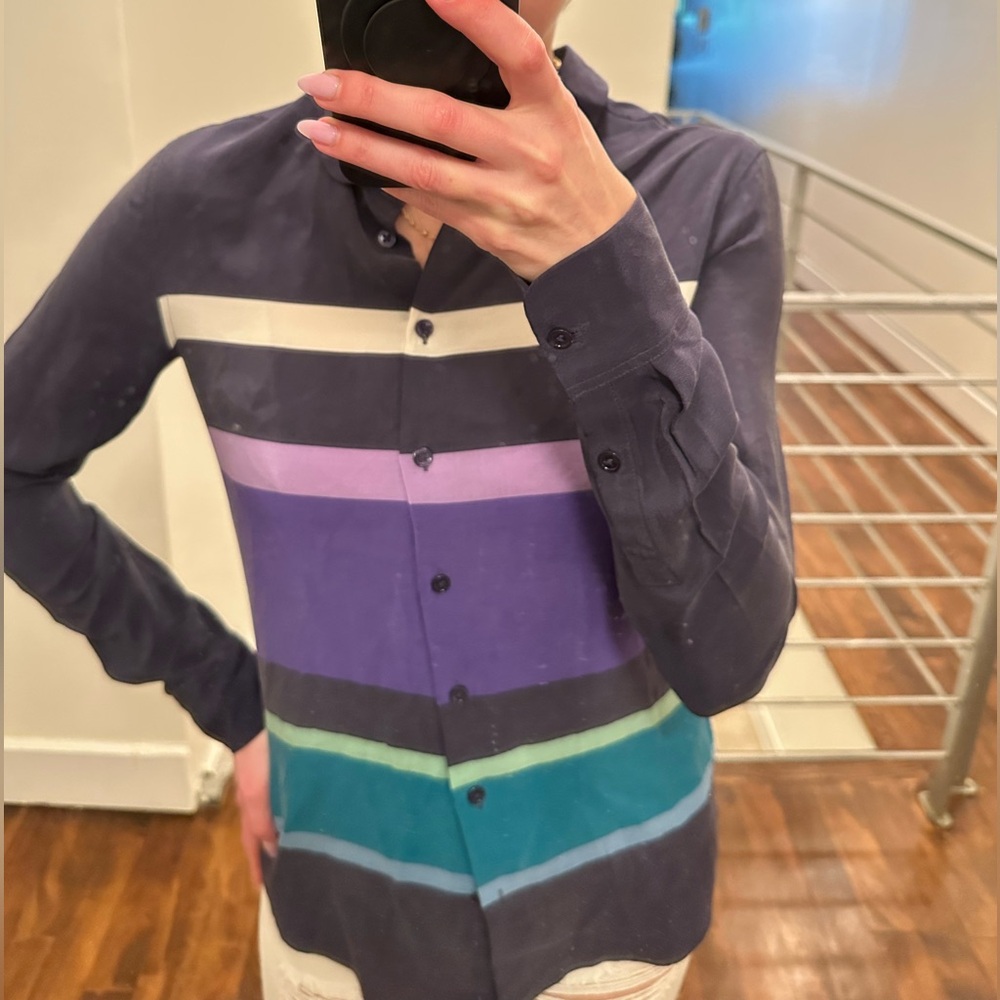 Equipment Femme Purple Shirt